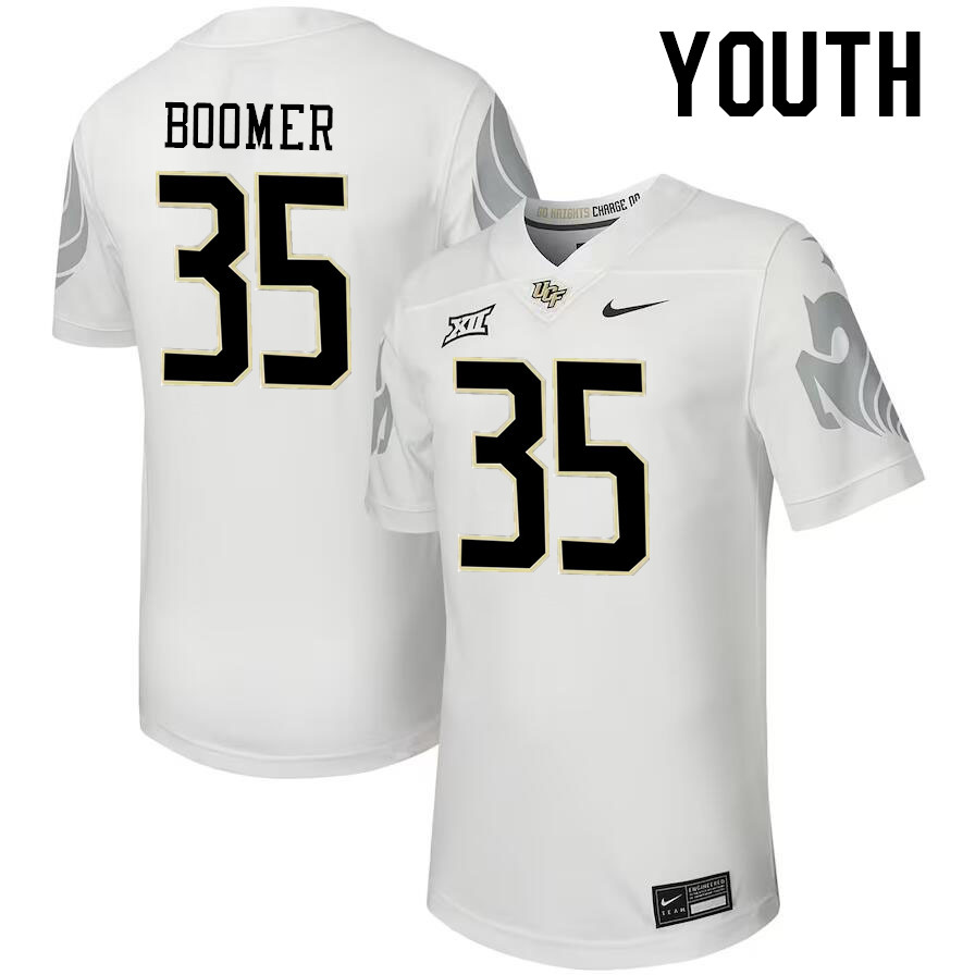 Youth #35 Colton Boomer UCF Knights Big 12 Conference College Football Jerseys Stitched-Black